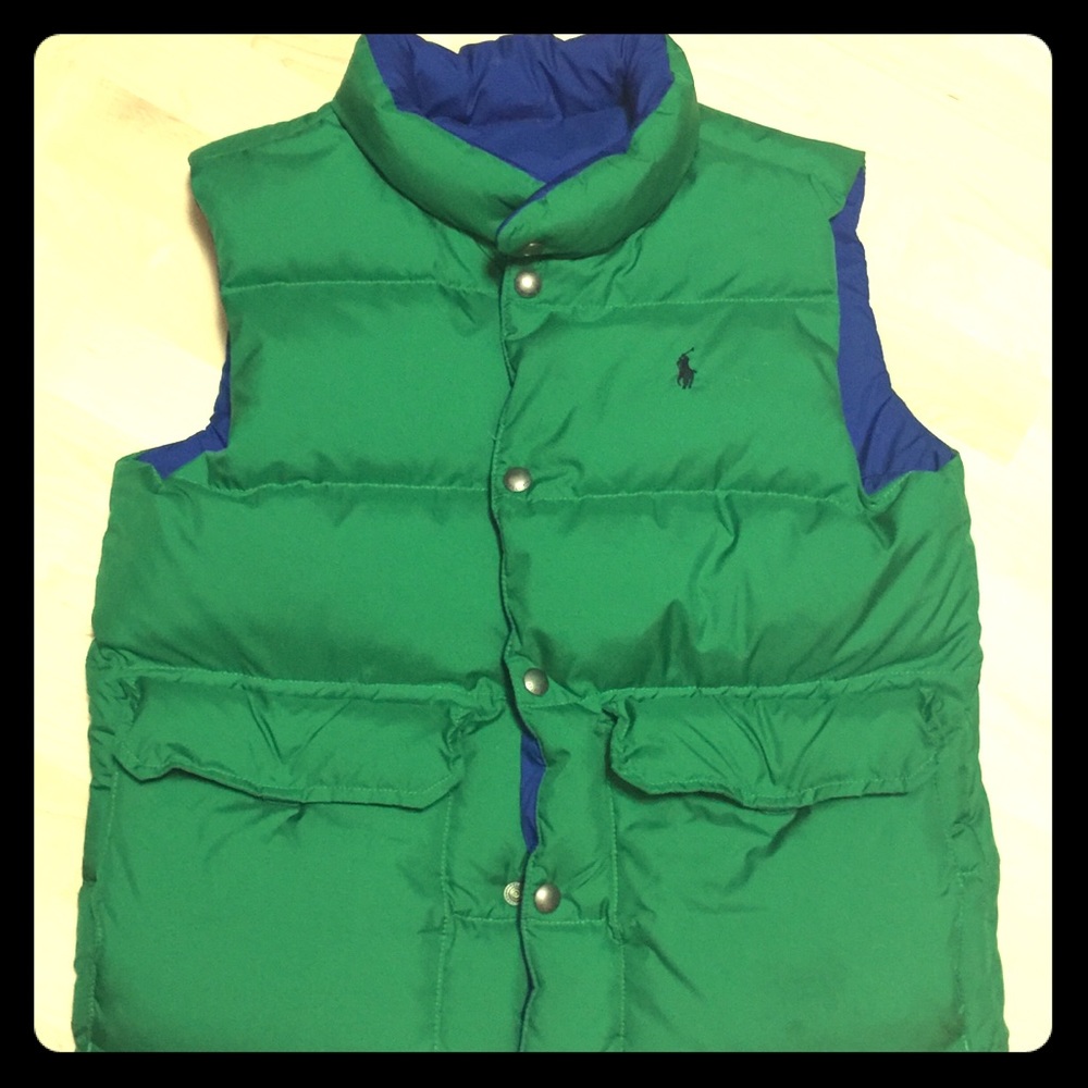Boys Polo Reversible Puffer Vest